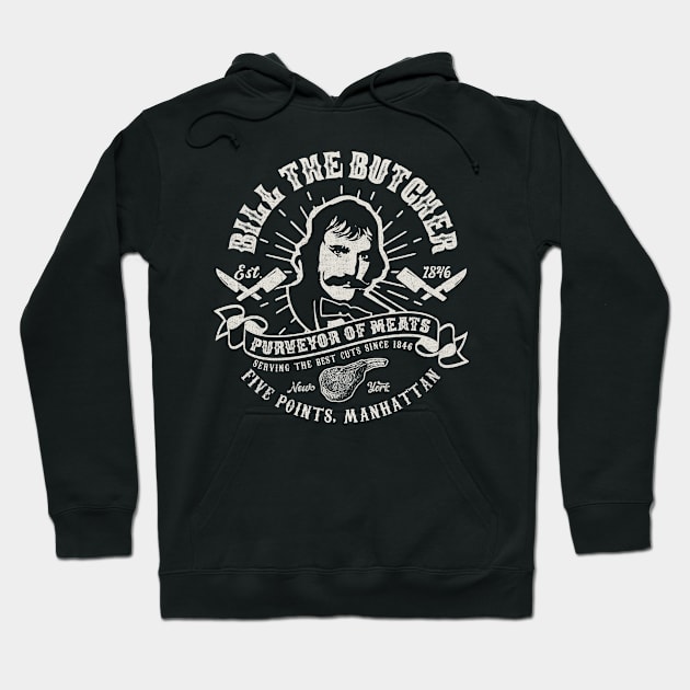 Bill the Butcher Purveyor of Meats Dks Hoodie by Alema Art